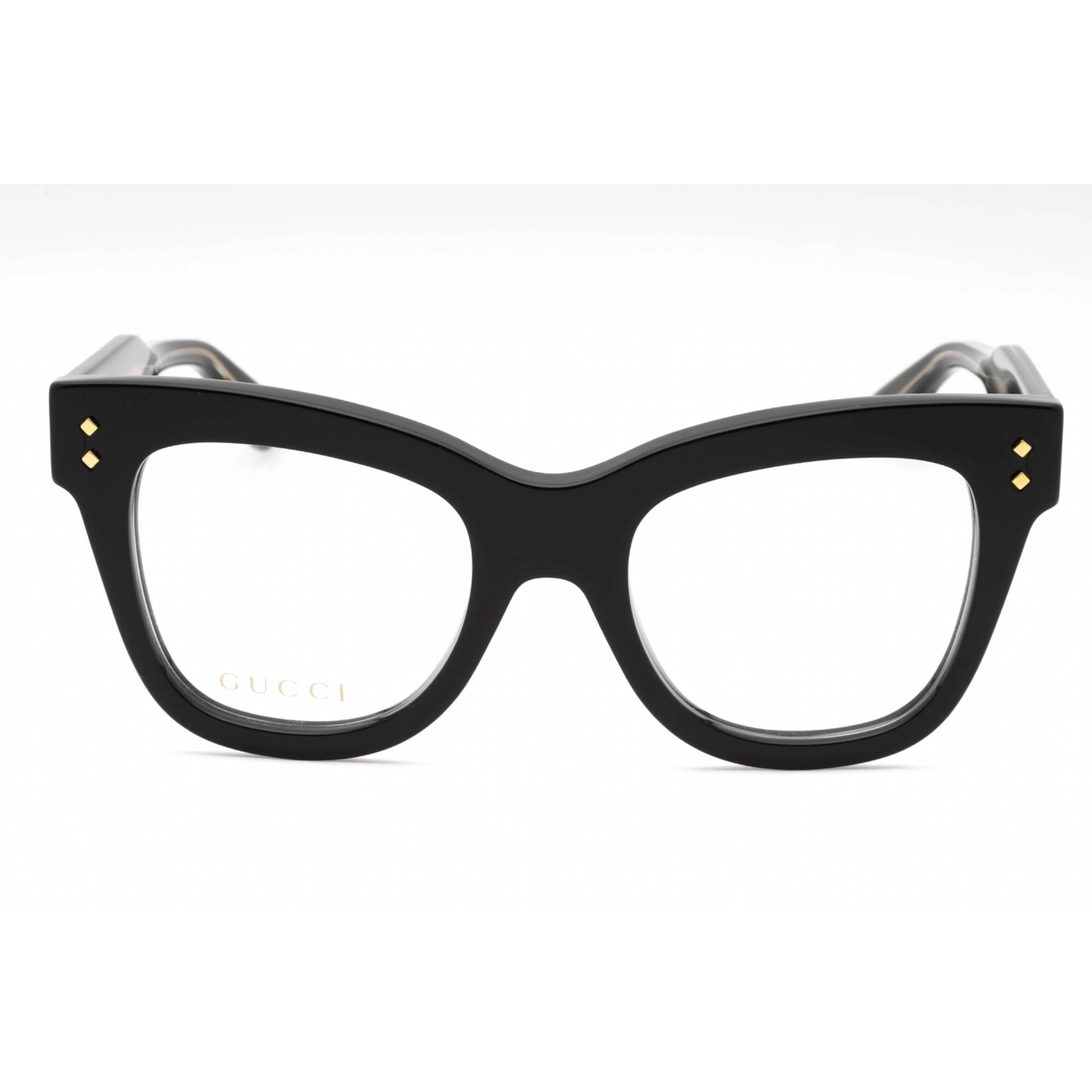 Gucci Women's Eyeglasses - Black Plastic Cat Eye Shape Full Rim Frame | GG1082O 001