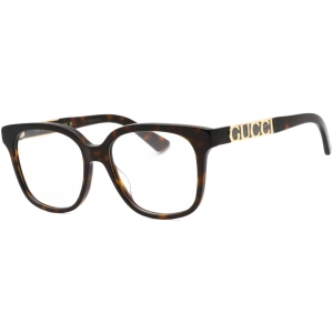 Gucci Women's Eyeglasses - Havana Cat Eye Full Rim Plastic Frame | GG1192O 005