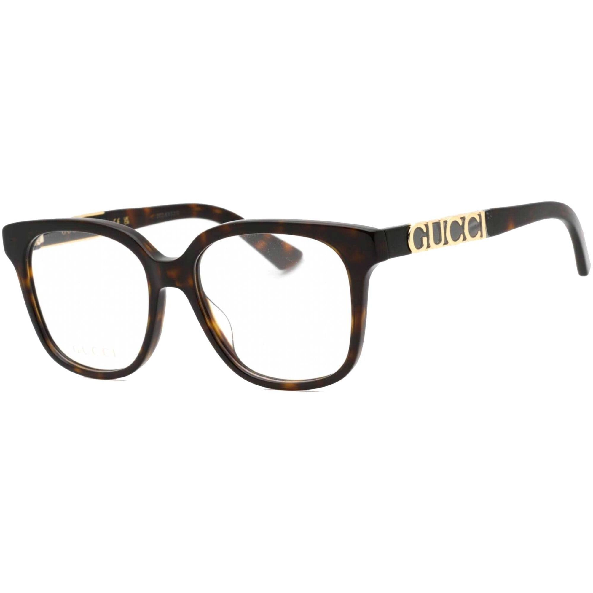 Gucci Women's Eyeglasses - Havana Cat Eye Full Rim Plastic Frame | GG1192O 005
