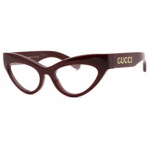 Gucci Women's Eyeglasses - Red Cat Eye Full Rim Plastic Frame | GG1295O 002