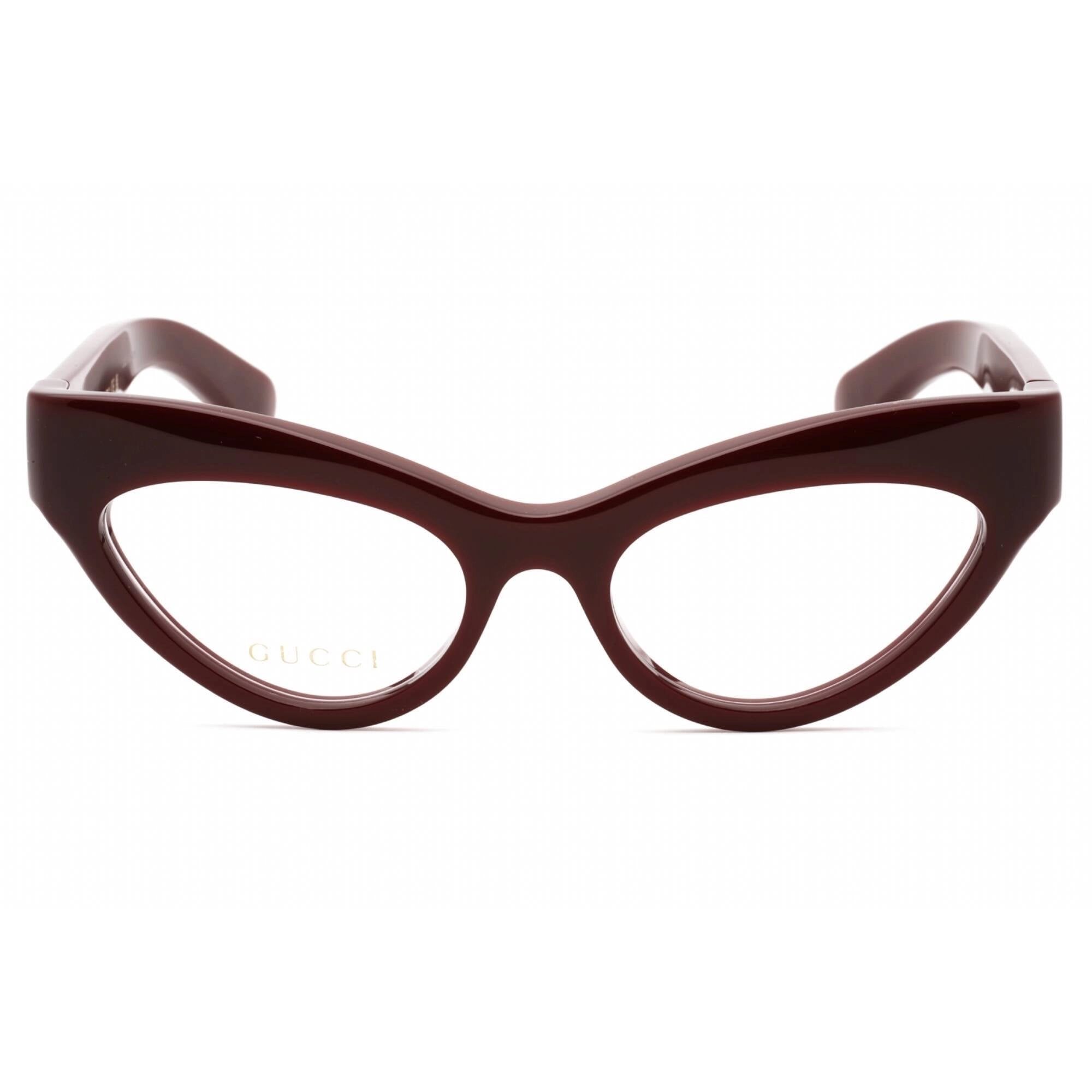 Gucci Women's Eyeglasses - Red Cat Eye Full Rim Plastic Frame | GG1295O 002