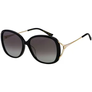 Gucci Women's Sunglasses - Black Gold Acetate/Metal Butterfly Frame | GG0649SK 001