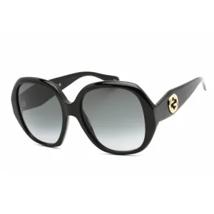 Gucci Women's Sunglasses - Black Oversized Full Rim Plastic Frame | GG0796S 001