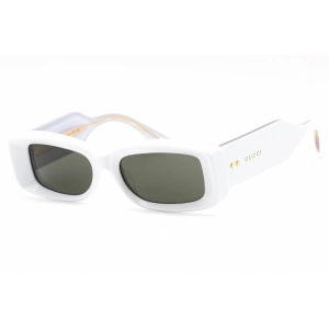 Gucci Women's Sunglasses - Sky Blue Rectangular Full Rim Plastic Frame | GG1528S 004