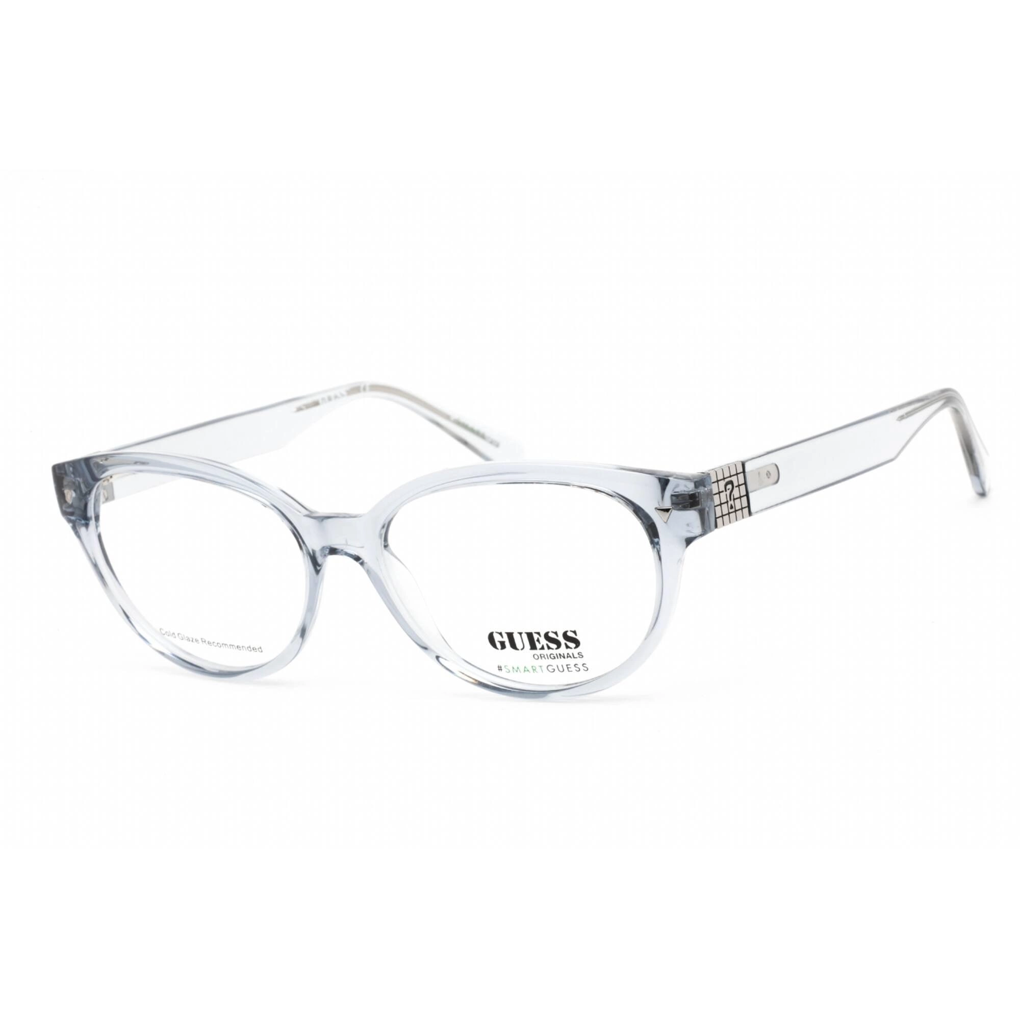 Guess Women's Eyeglasses - Full Rim Cat Eye Light Blue Plastic Frame | GU8245 086