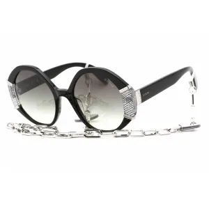 Guess Women's Sunglasses - Full Rim Shiny Black Plastic Round Shape Frame | GU7874 01B