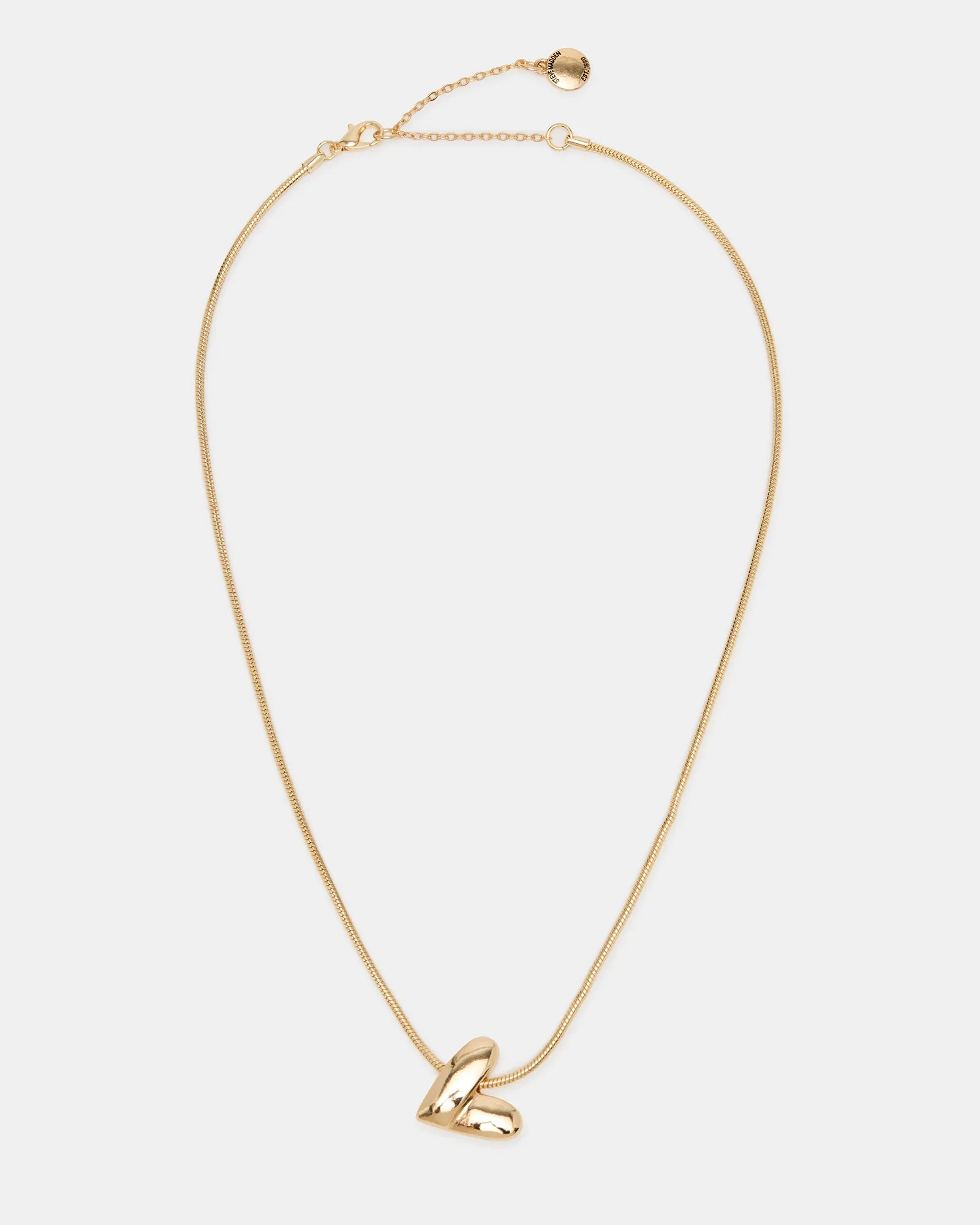 HEART PENDANT NECKLACE GOLD