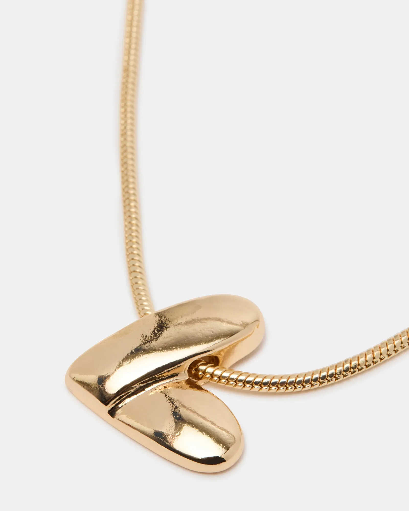 HEART PENDANT NECKLACE GOLD