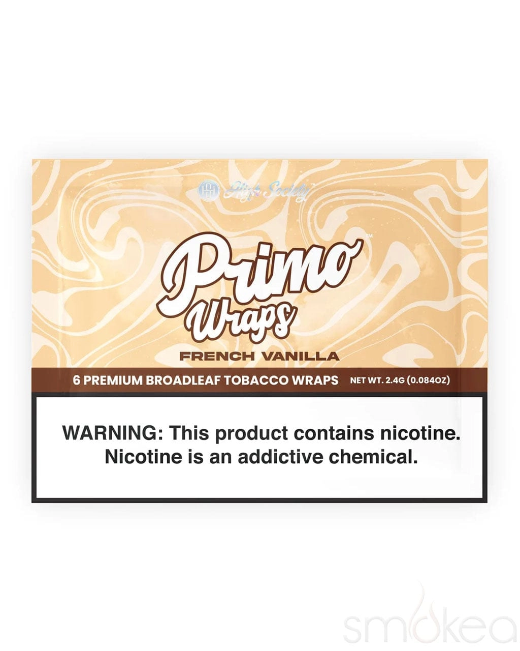 High Society Primo Broad Leaf Tobacco Wraps (6-Pack)