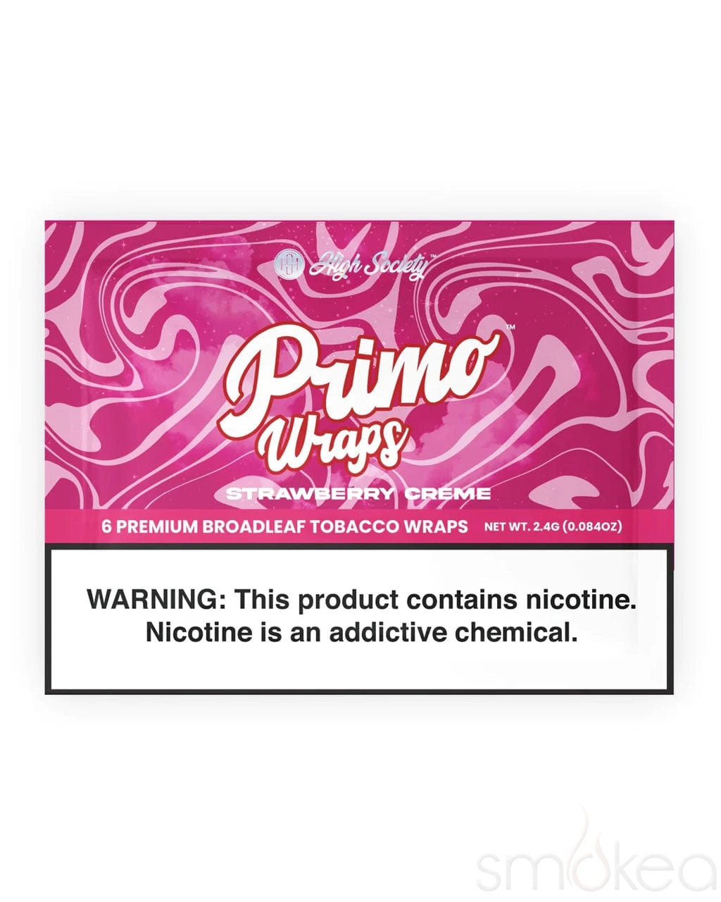 High Society Primo Broad Leaf Tobacco Wraps (6-Pack)