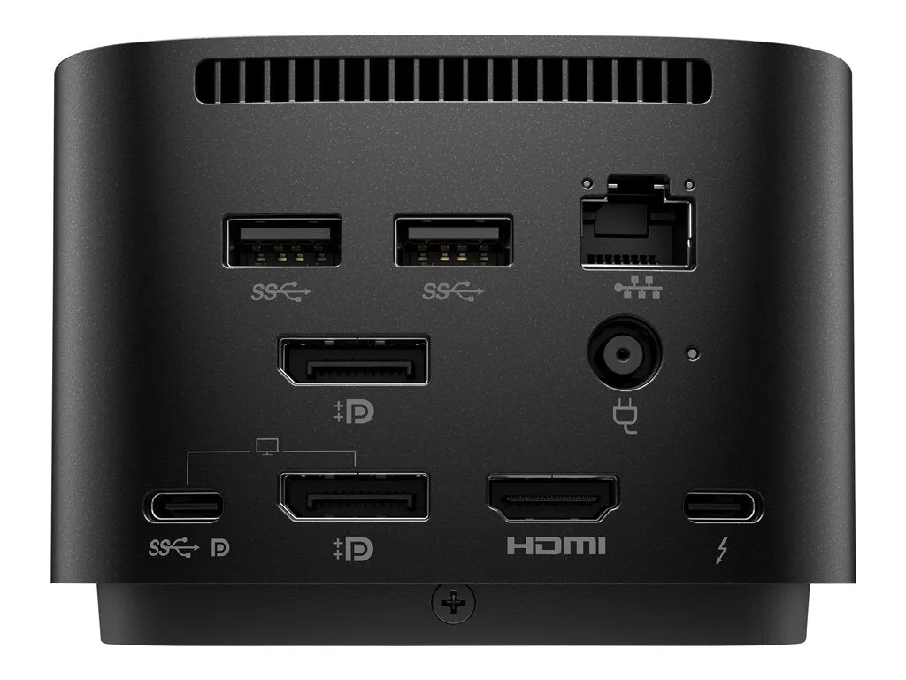 HP Thunderbolt Dock G4 - Docking station - USB-C / Thunderbolt 4 - HDMI, 2 x DP, Thunderbolt, USB-C - 1GbE, 2.5GbE - 280 Watt 4J0G4AA#ABA
