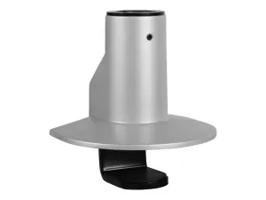 Human Active Technology - Mounting component (C-clamp, grommet clamp) - top down - silver - desk-mountable 8524-124