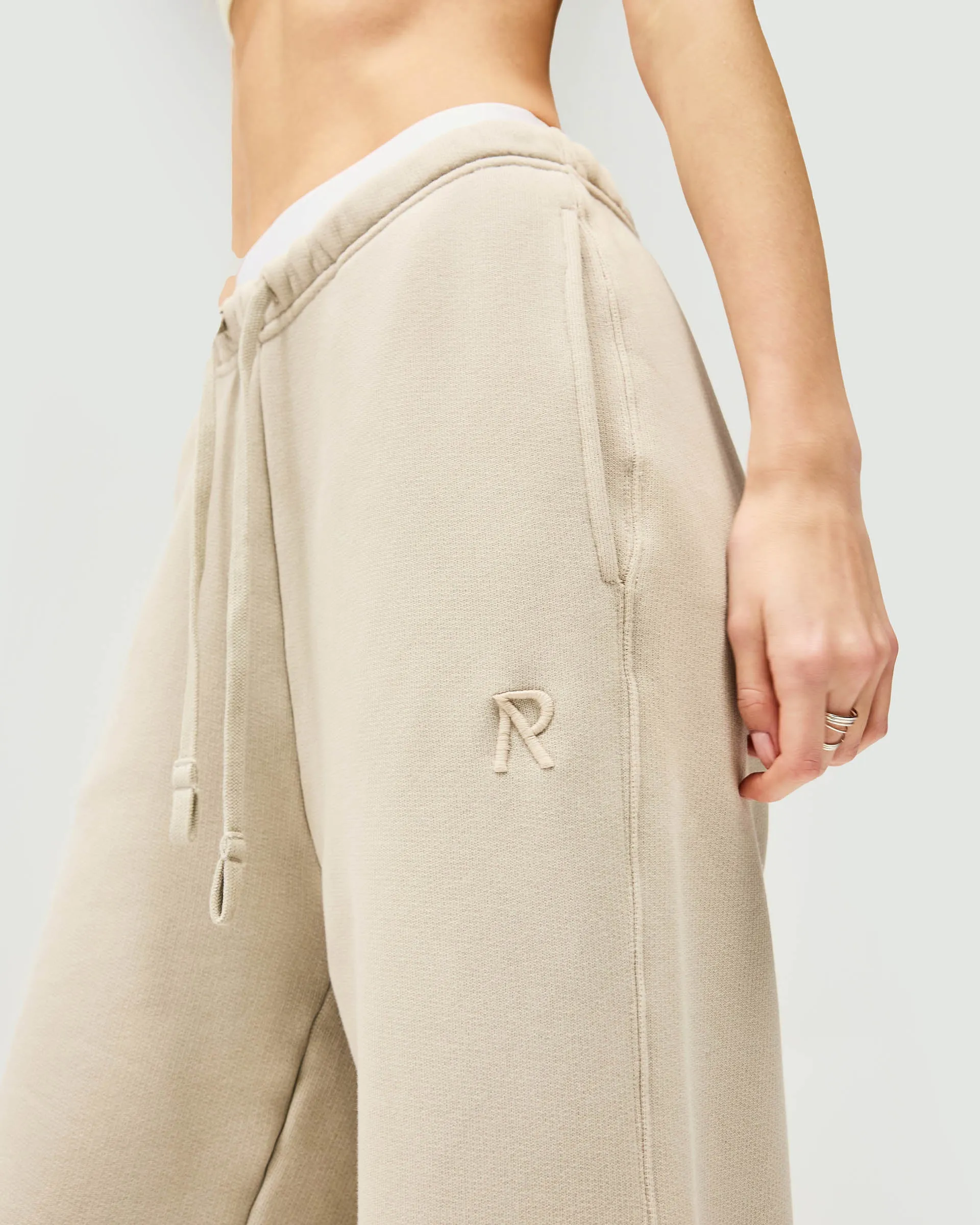 Initial Twisted Seam Jogger - Storm