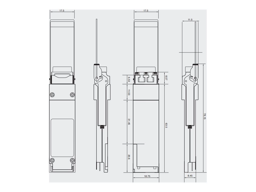 Integra Optics - QSFP28 transceiver module (equivalent to: Gigamon Q28-502) - 100 GigE optical - 100GBase-SR4 - MPO multi-mode Q28-502-IO