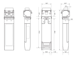 Integra Optics - SFP  transceiver module (equivalent to: HP J9151E) - 10 GigE optical - 10GBase-LR - LC single-mode - up to 6.2 J9151E-IO