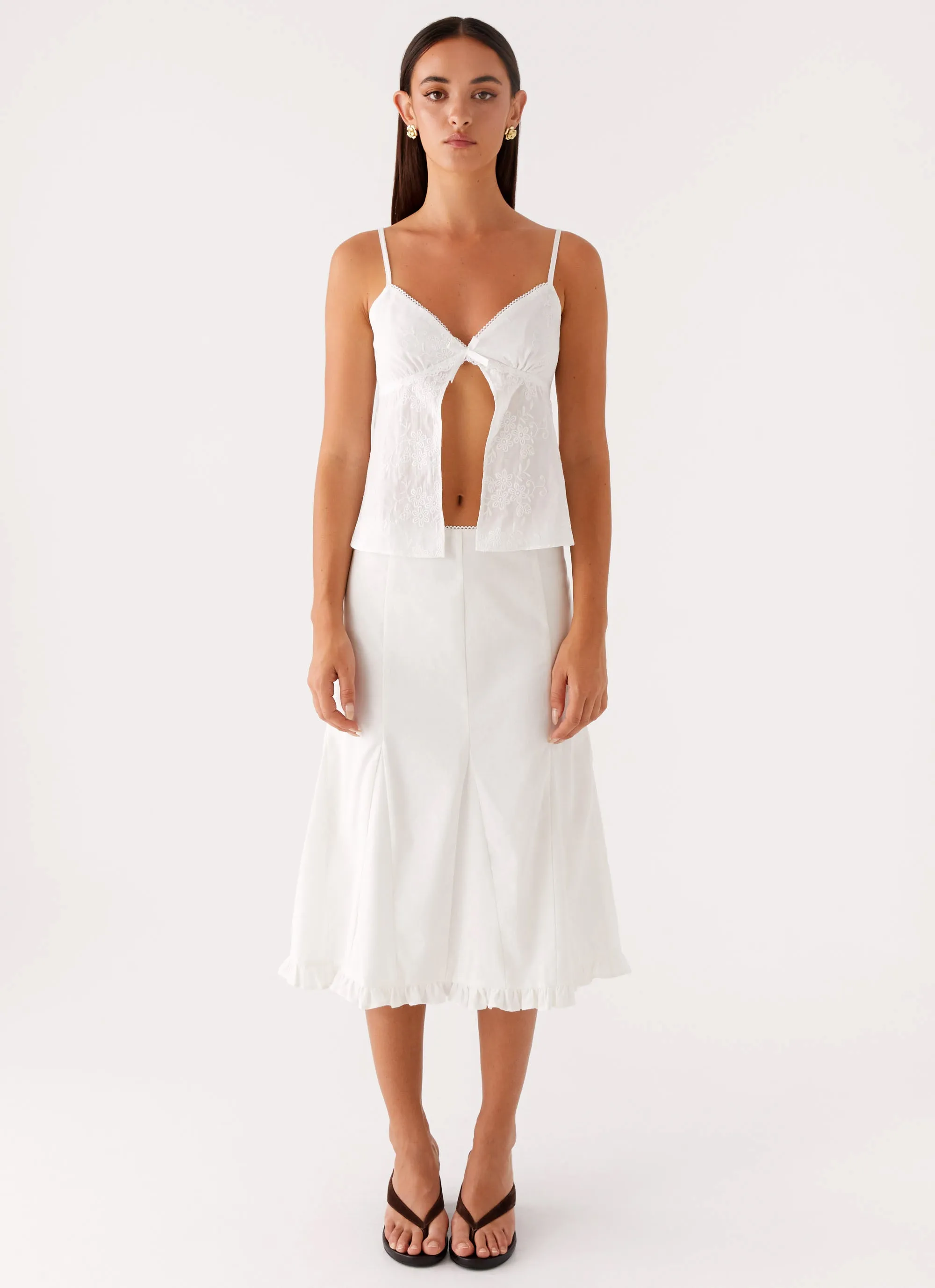 Irena Cami Top - White