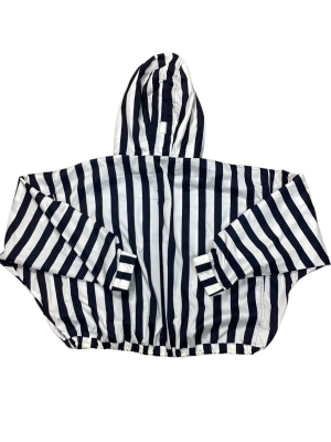 Jacket Windbreaker By Zara In Striped Pattern, Size:M