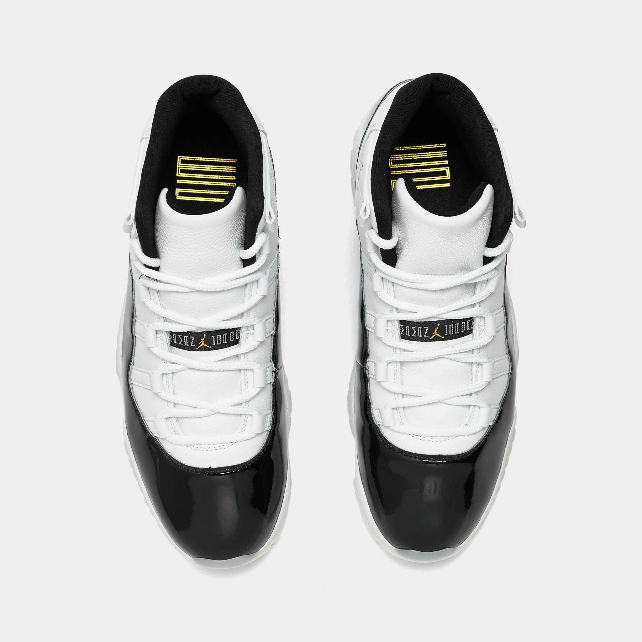 Jordan 11 Retro White / Metallic Gold - Black