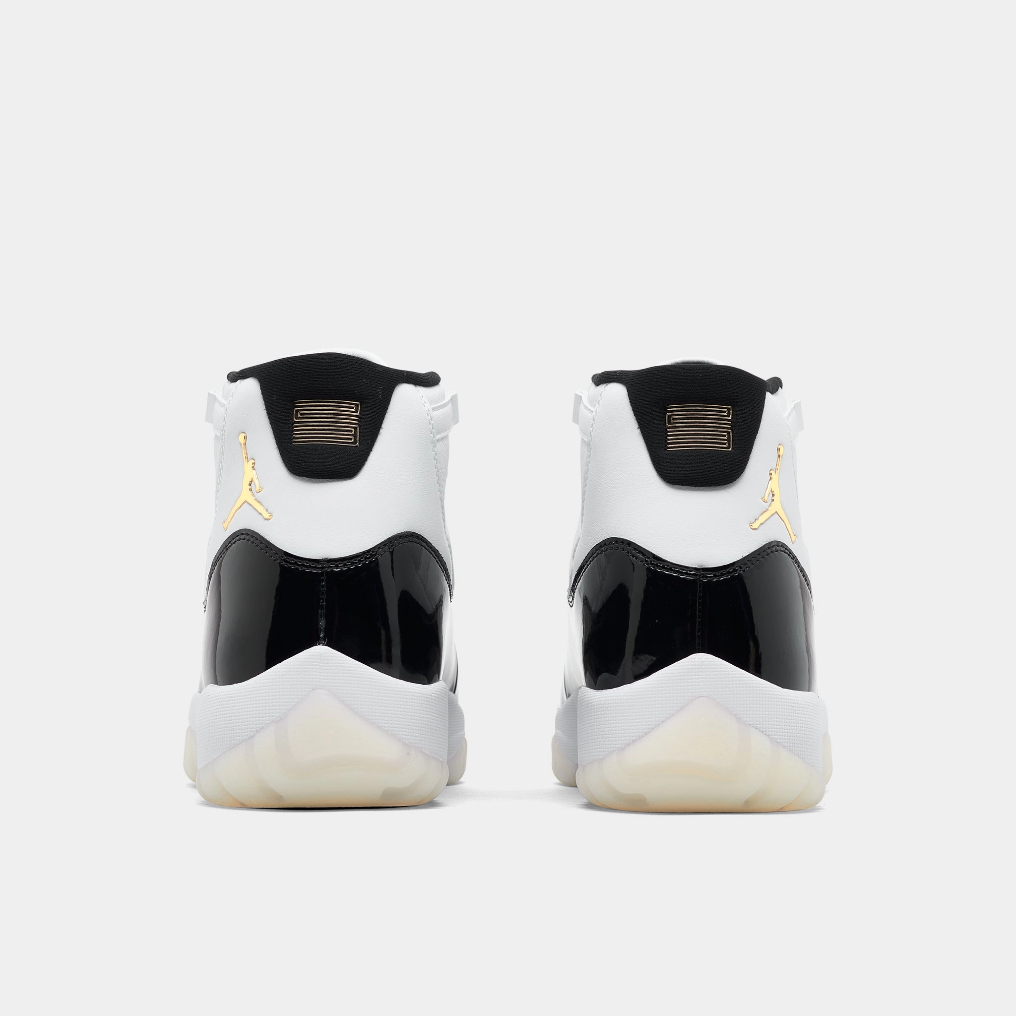 Jordan 11 Retro White / Metallic Gold - Black