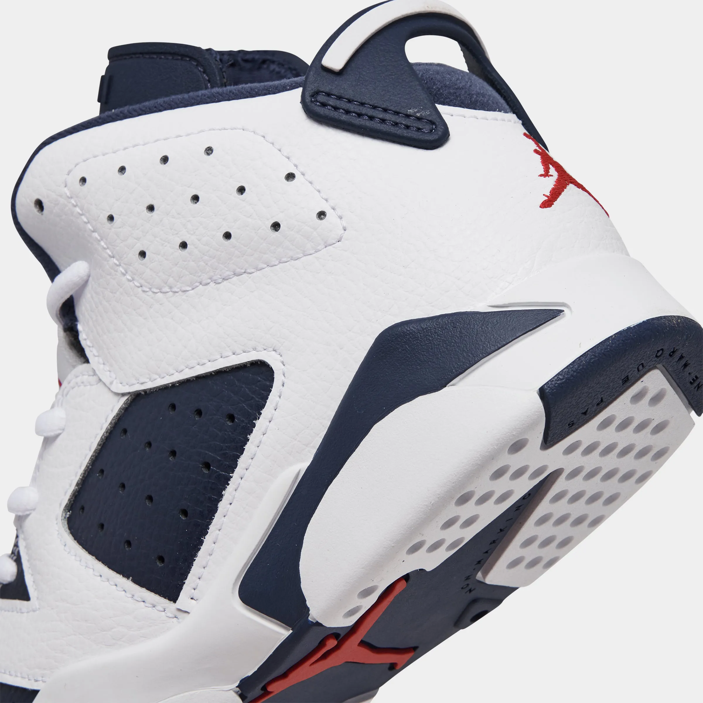 Jordan 6 Retro PS White / Varsity Red - Midnight Navy