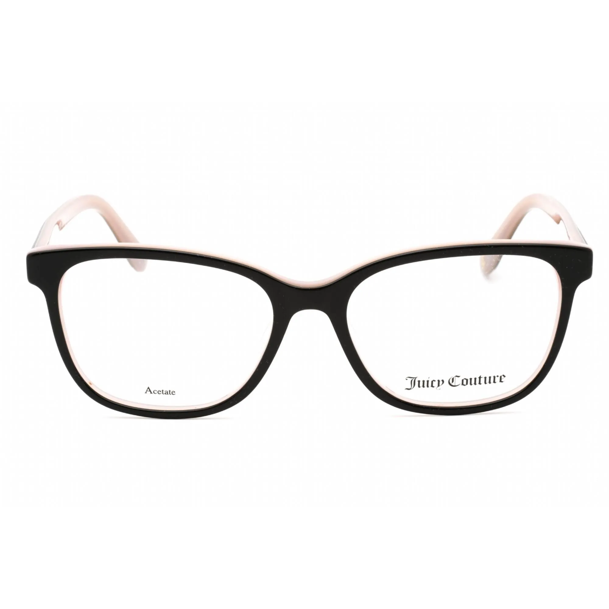 Juicy Couture Women's Eyeglasses - Black Pink Plastic Full Rim Frame | JU 213 03H2 00