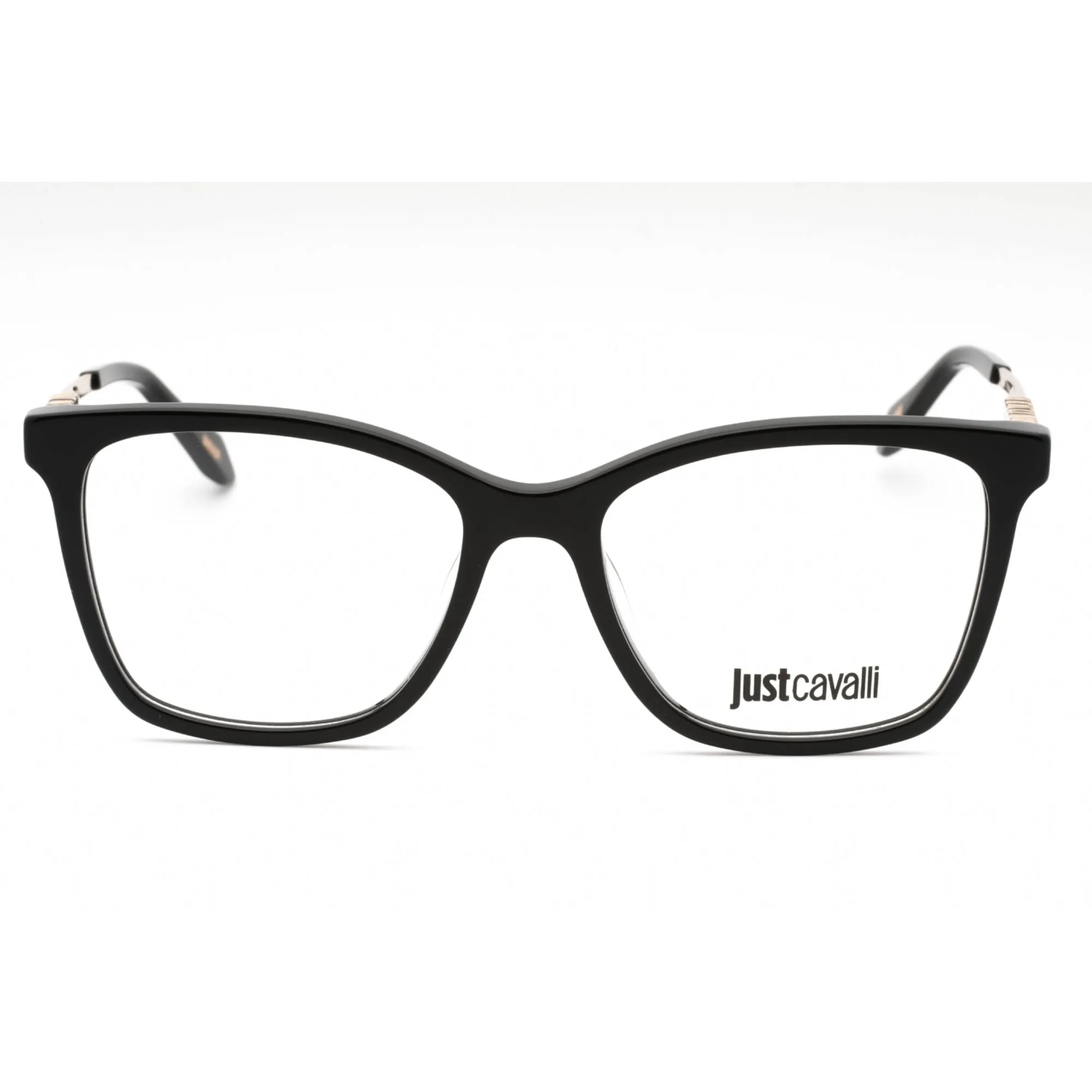 Just Cavalli Women's Eyeglasses - Black Plastic Cat Eye Full Rim Frame | VJC007 0700