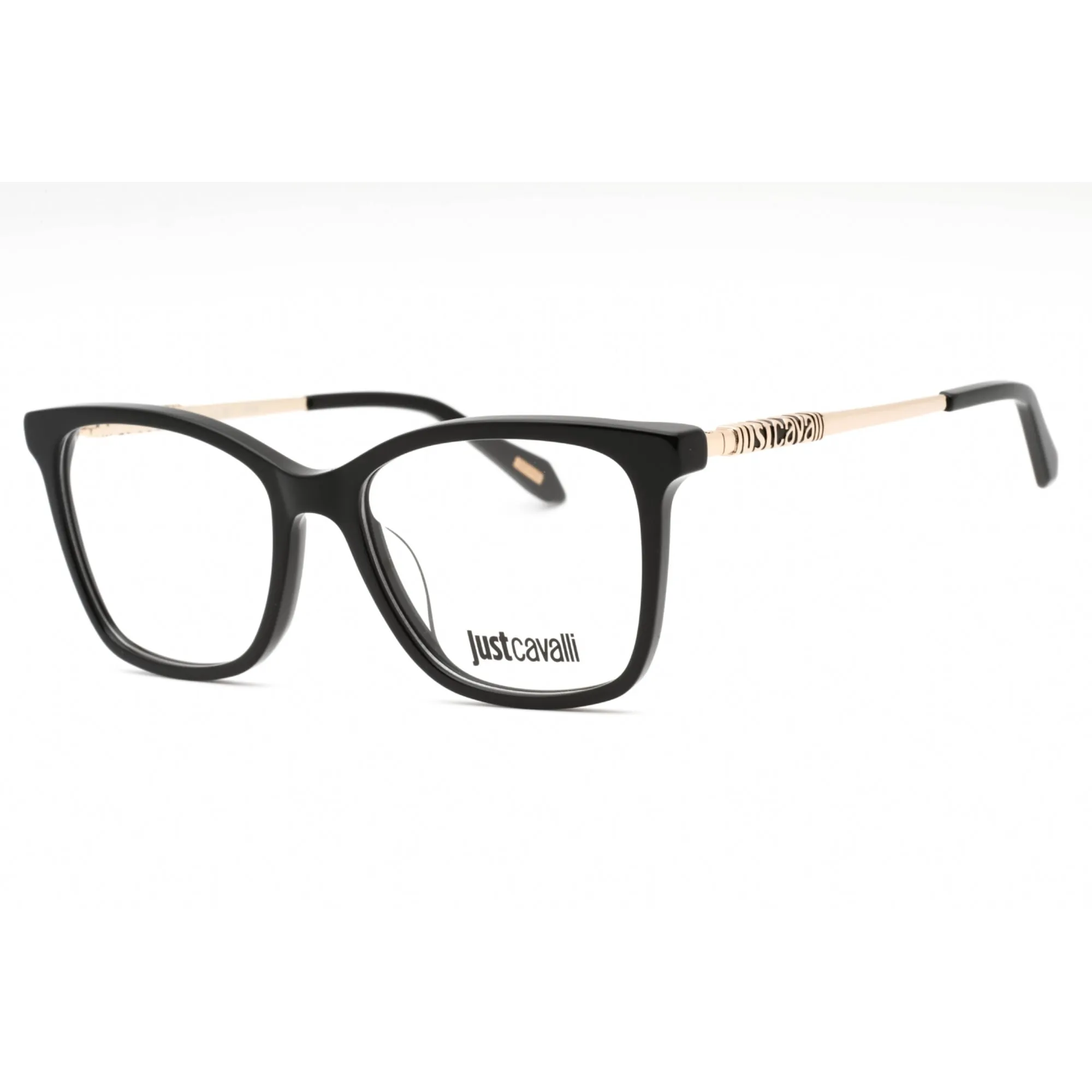 Just Cavalli Women's Eyeglasses - Black Plastic Cat Eye Full Rim Frame | VJC007 0700