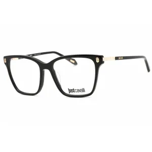 Just Cavalli Women's Eyeglasses - Shiny Black Acetate Cat Eye Frame | VJC012 0700