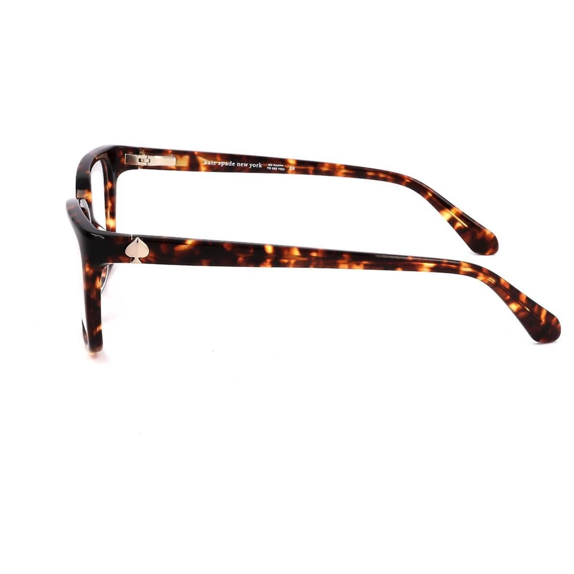 Kate Spade Women's Eyeglasses - Dark Havana Square Frame | KATE SPADE JORDANA 86