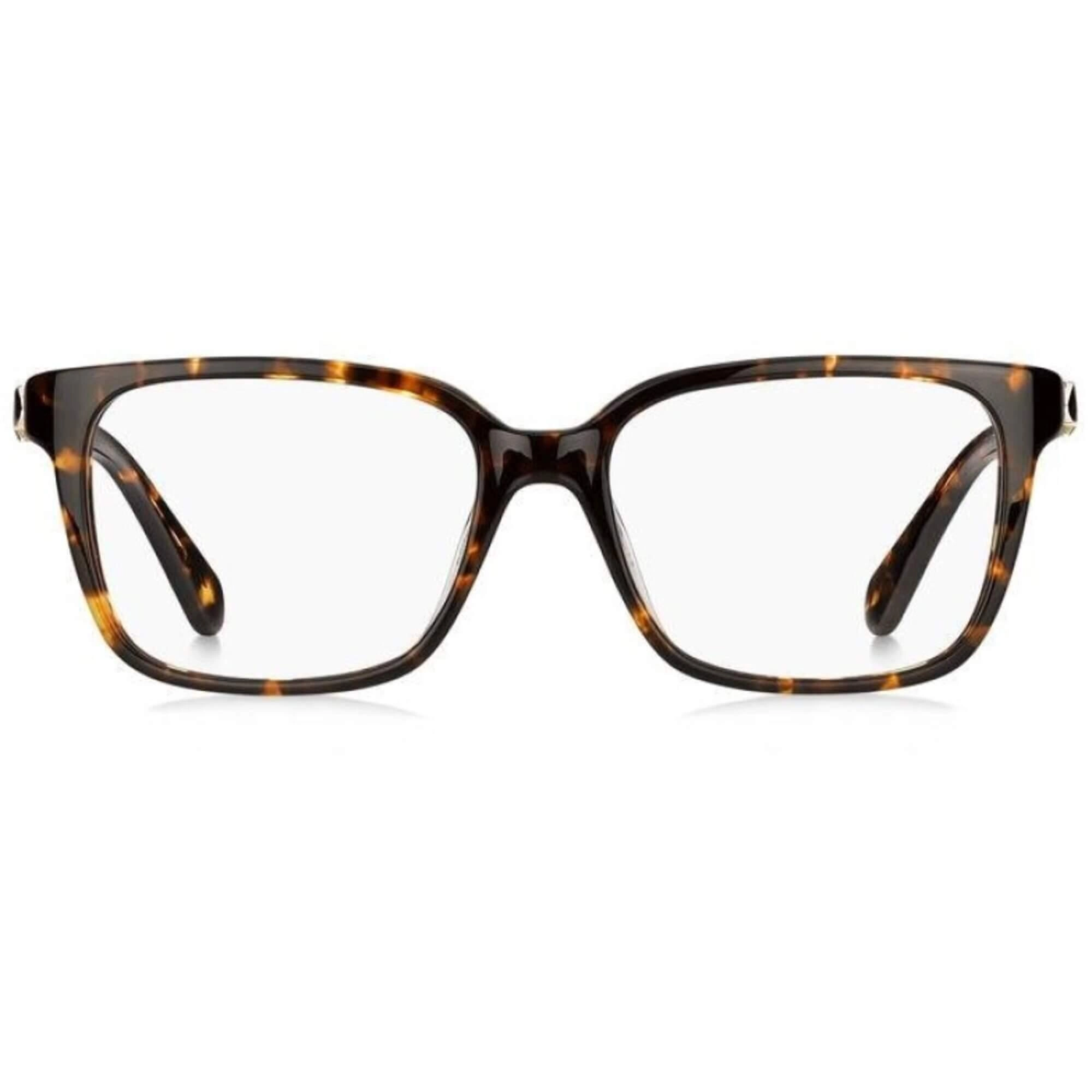 Kate Spade Women's Eyeglasses - Dark Havana Square Frame | KATE SPADE JORDANA 86