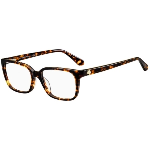 Kate Spade Women's Eyeglasses - Dark Havana Square Frame | KATE SPADE JORDANA 86