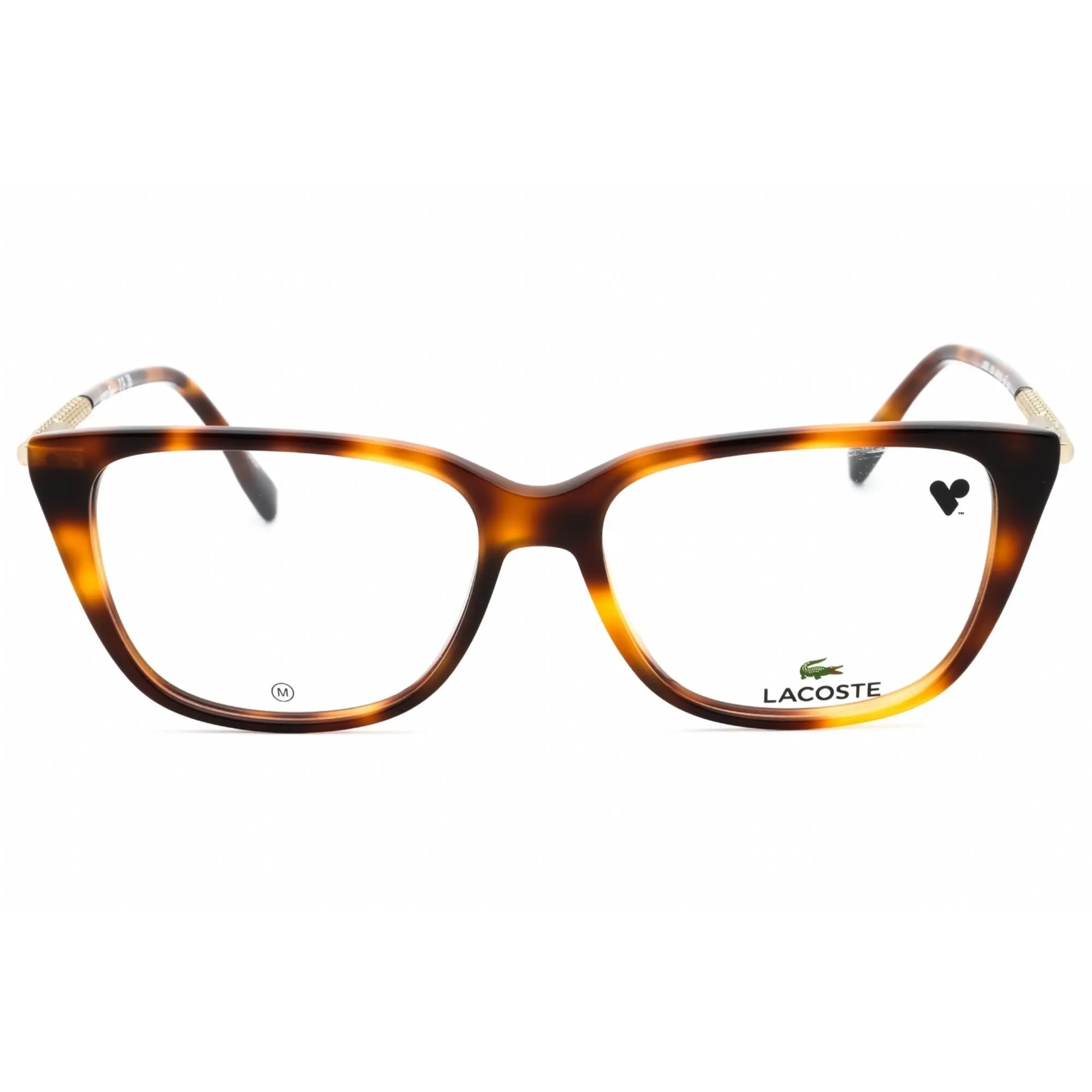 Lacoste Women's Eyeglasses - Havana Acetate Square Shape Full Rim Frame | L2939 214