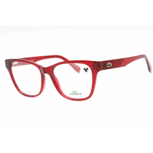 Lacoste Women's Eyeglasses - Red Plastic Full Rim Frame Clear Demo Lens | L2920 615