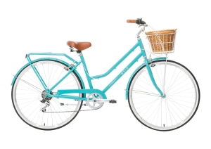 Ladies Classic Plus Vintage Bike Turquoise