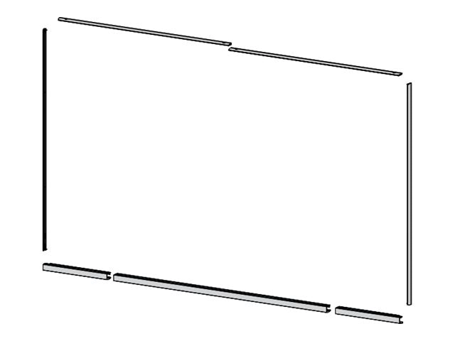 LG - Frame kit for digital signage display - for Bloc KT-BZ1080