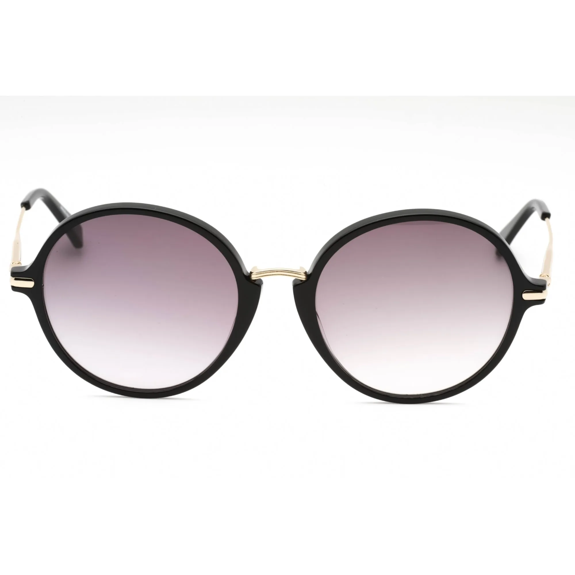 Longchamp Women's Sunglasses - Black Acetate Round Shape Full Rim Frame | LO645S 001