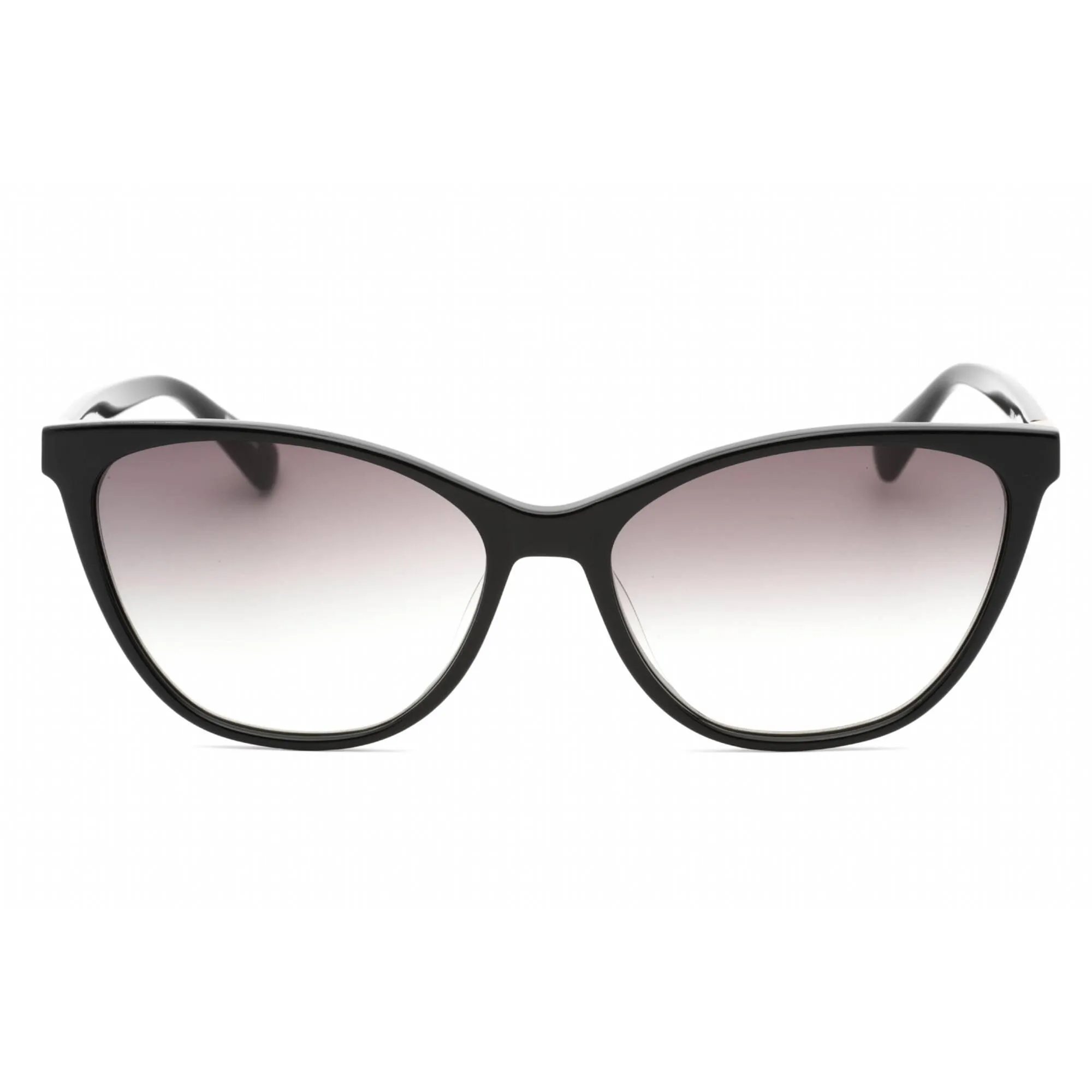 Longchamp Women's Sunglasses - Grey Gradient Lens Black Cat Eye Frame | LO659S 001