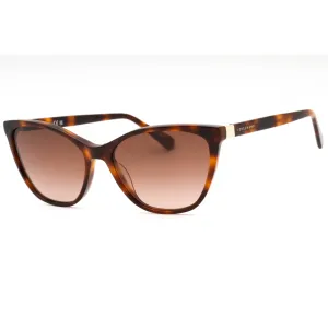 Longchamp Women's Sunglasses - Havana Plastic Cat Eye Full Rim Frame | LO659S 214
