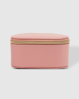 Louenhide Olive Jewellery Box Pink
