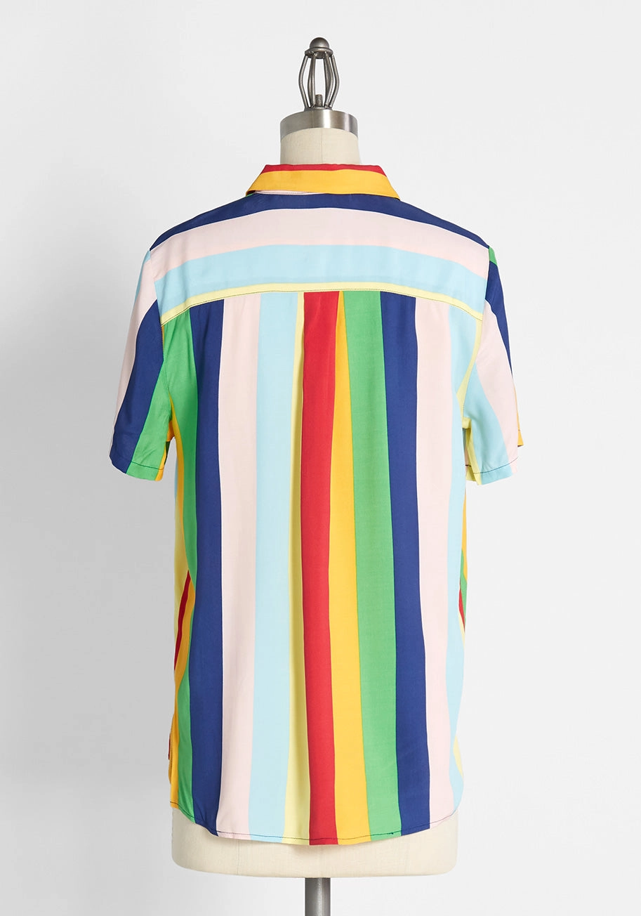 Love is a Summer Breeze Button-Up Shirt