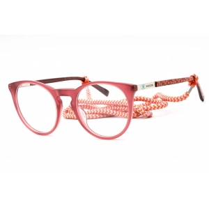 M Missoni Women's Eyeglasses - Mauve Plastic Round Full Rim Frame | MMI 0050 0G3I 00