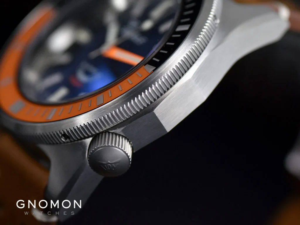 Matic Satin Orange Leather