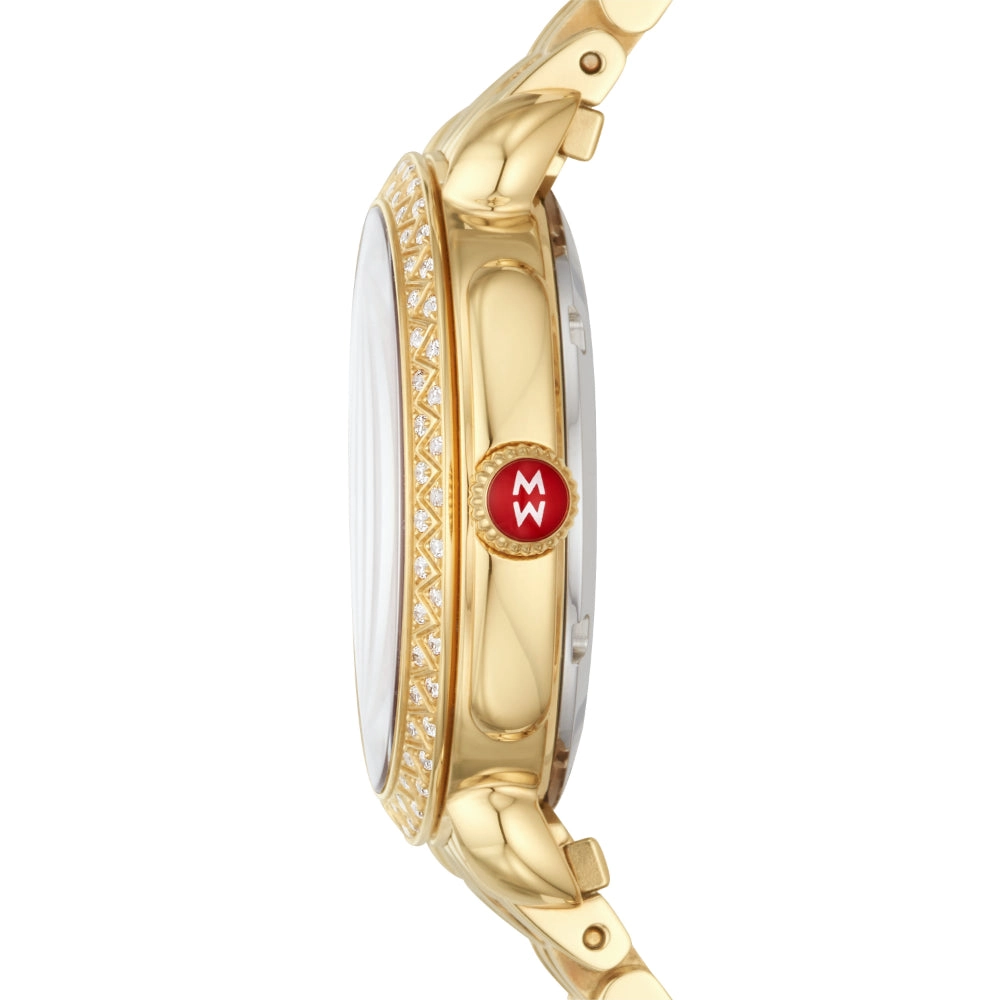 Michele Sidney Classic Gold-Tone Watch