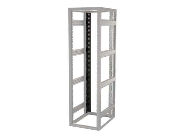 Middle Alantic - Cable duct (vertical) - forward, 1.5 wide - black - 45U" FWD-VPCD-1X3-44-45