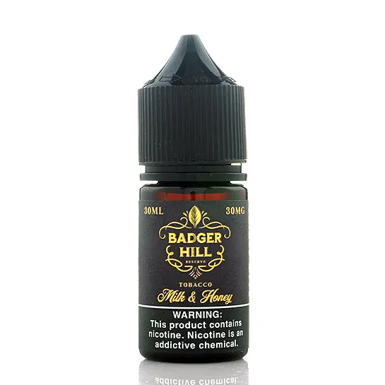 Milk & Honey Salt - Badger Hill Reserve E-Juice