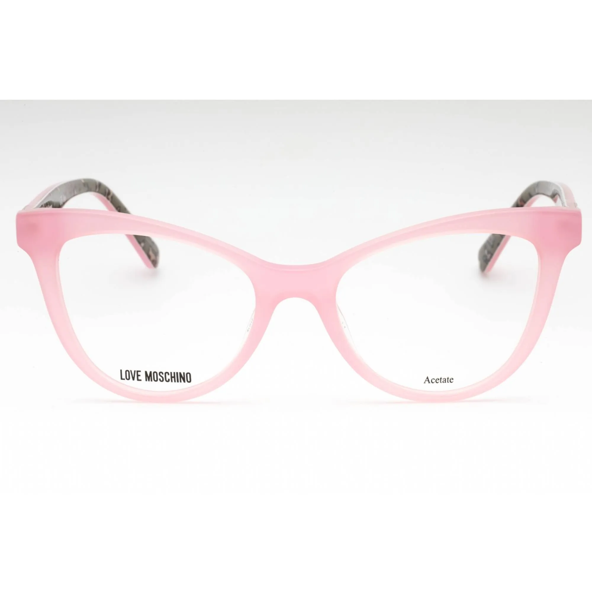 Moschino Love Women's Eyeglasses - Blue Acetate Cat Eye Full Rim Frame | MOL576 35J