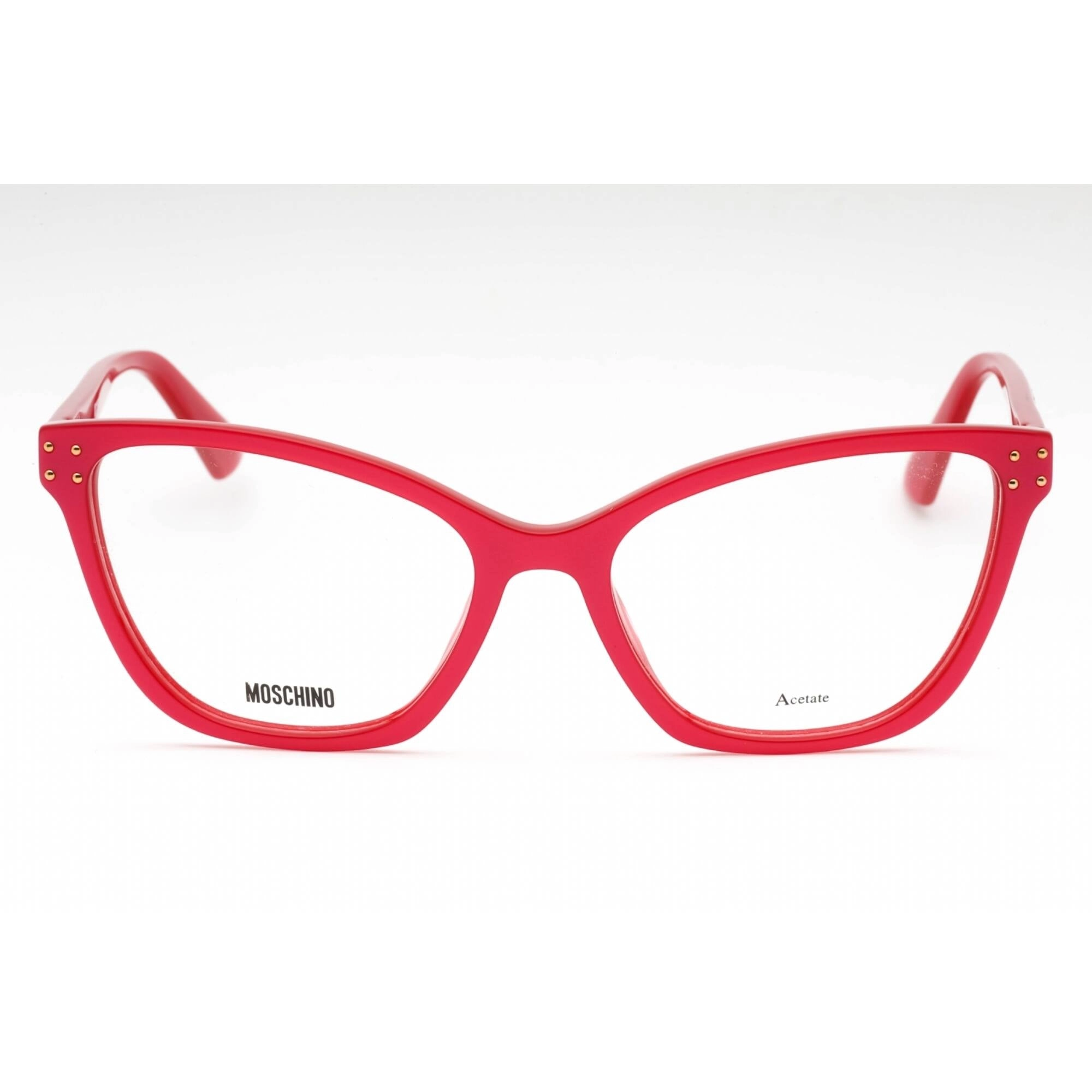 Moschino Women's Eyeglasses - Fuchsia Plastic Cat Eye Full Rim Frame | MOS595 MU1