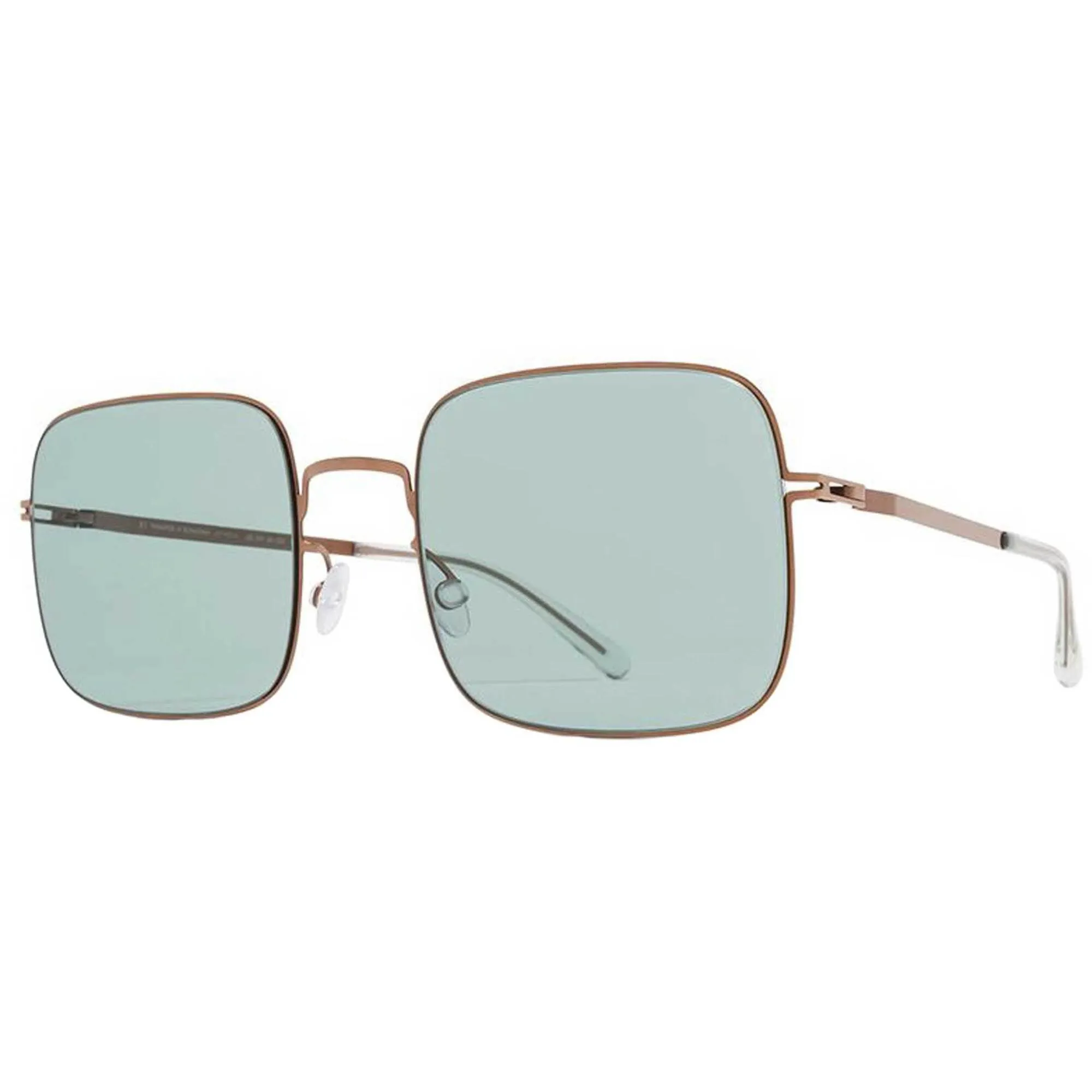 Mykita Men's Sunglasses - Full Rim Shiny Copper Titanium Square Frame | STUDIO SCP_JGR