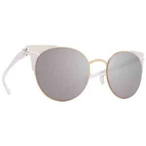 Mykita Women's Sunglasses - Dark Purple Flash Lens Cat Eye Metal Frame | LULU 283