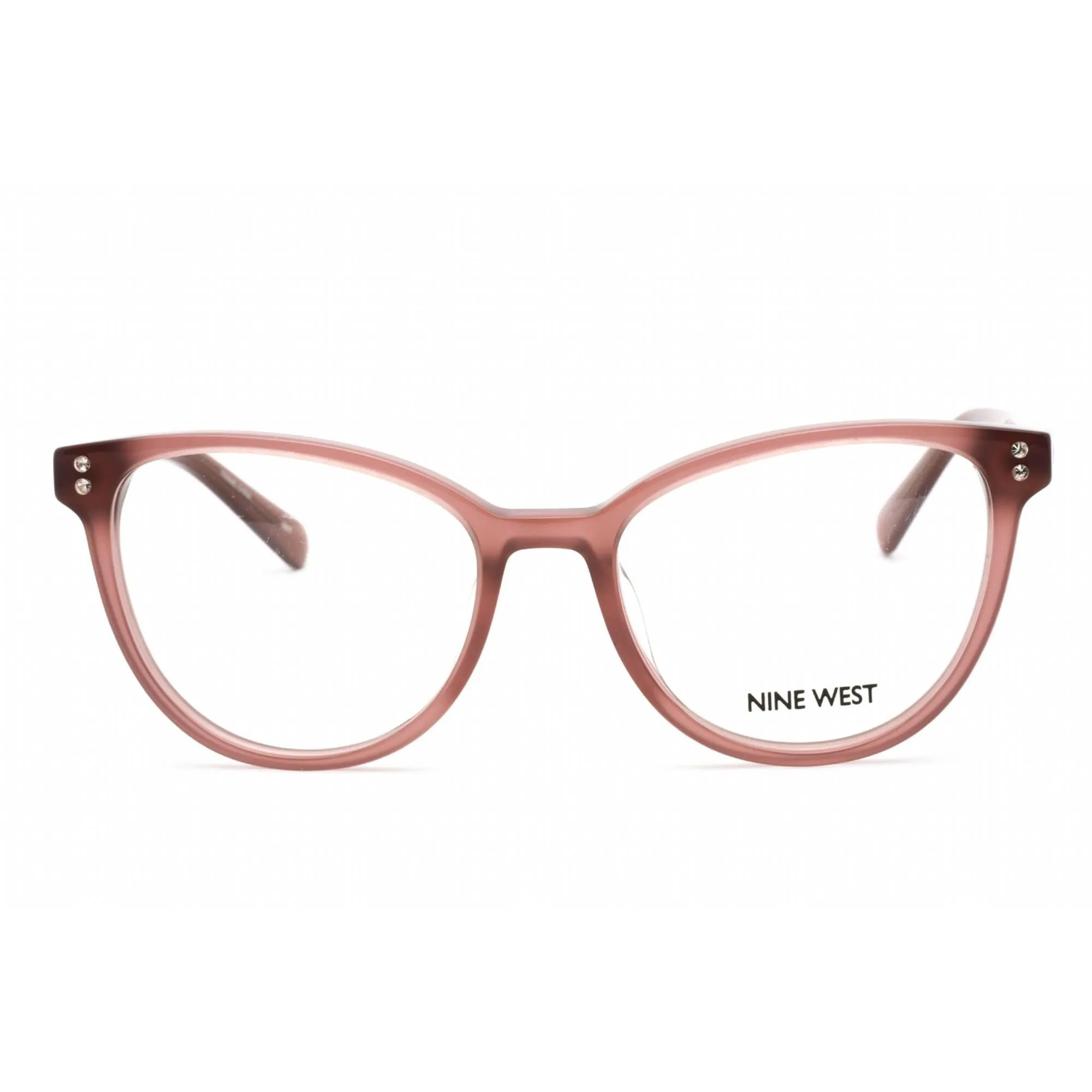 Nine West Women's Eyeglasses - Full Rim Rose Taupe Plastic Rectangular | NW5196 275